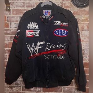 VINTAGE - WWE/WWF Racing Jacket *RARE*